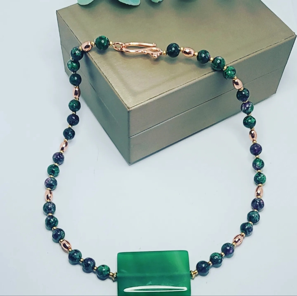 Green Agate necklace